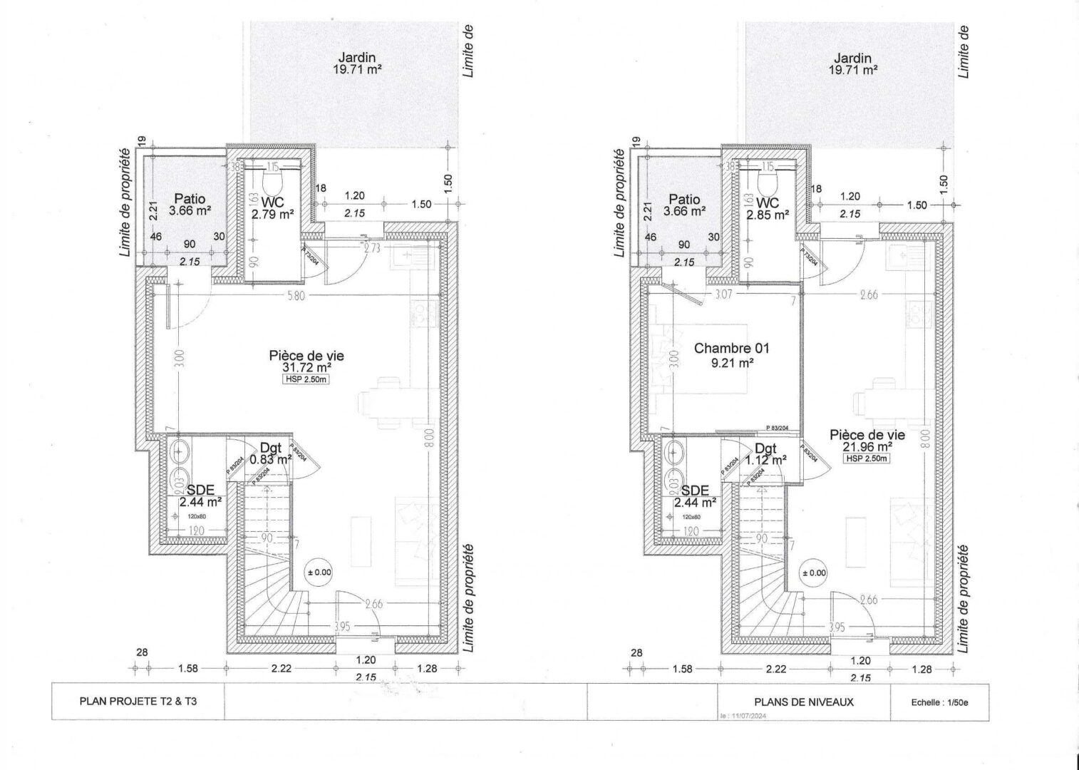 44500 La Baule centre – maison 2 chambres – patio